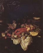 Large Still Life with Lobster (mk14) BEYEREN, Abraham van